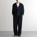 UTILITY PILE CARDIGAN SET-UP #NAVY [FSR253-60211]