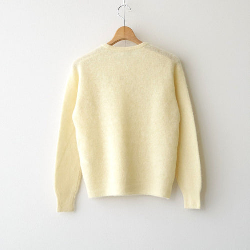 BABY SURI ALPACA SHEER KNIT P/O #ECRU [A26AP05AK]