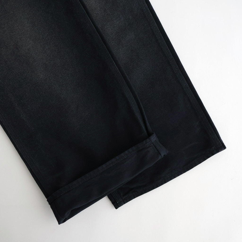 PRODUCT DYED ORGANIC COTTON DUCK PAINTER PANTS #FADED BLACK [A25AP03CD]