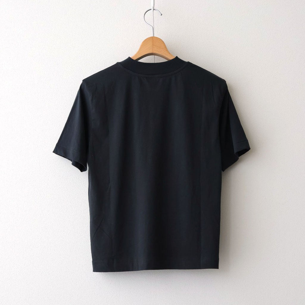 FRESCA NUBUCK MOCK NECK T SHIRTS #CHARCOAL GRAY [KKAGLM0605]