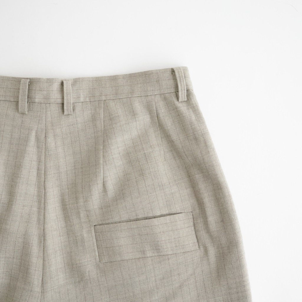 よそいきオーバータックPT #BEIGE STRIPE [D226-P106]