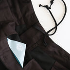 よそいきシンプル2タックワイドPT #BLACK [D125-P153]