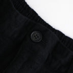 ウールサージ 製品縮絨トラウザー #BLACK [HP-P105-051]