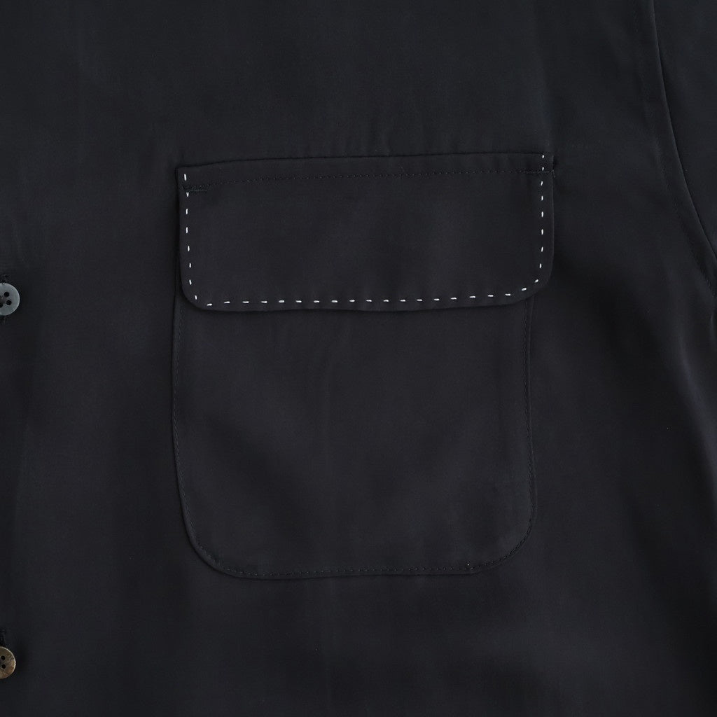 TOP STITCH SHIRT #BLACK [26330507]