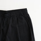 CORPORATE WIDE EASY PANTS #BLACK STRIPE [FSC263-40169B]