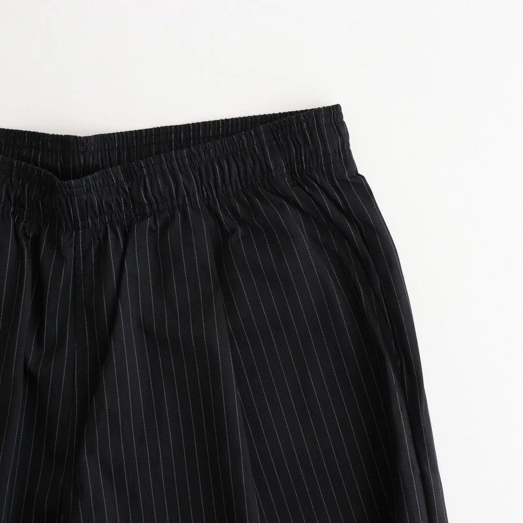 CORPORATE WIDE EASY PANTS #BLACK STRIPE [FSC263-40169B]