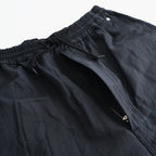 綿エステルジャカード ハーフパンツ #BLACK [HQ-P019-051]