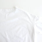 FOB6T - 微強撚綿天竺 6分袖カットソー #00 White [SN_FR0902T6]