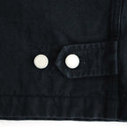 綿オックス 製品加工ブルゾン #BLACK [HP-J016-051]