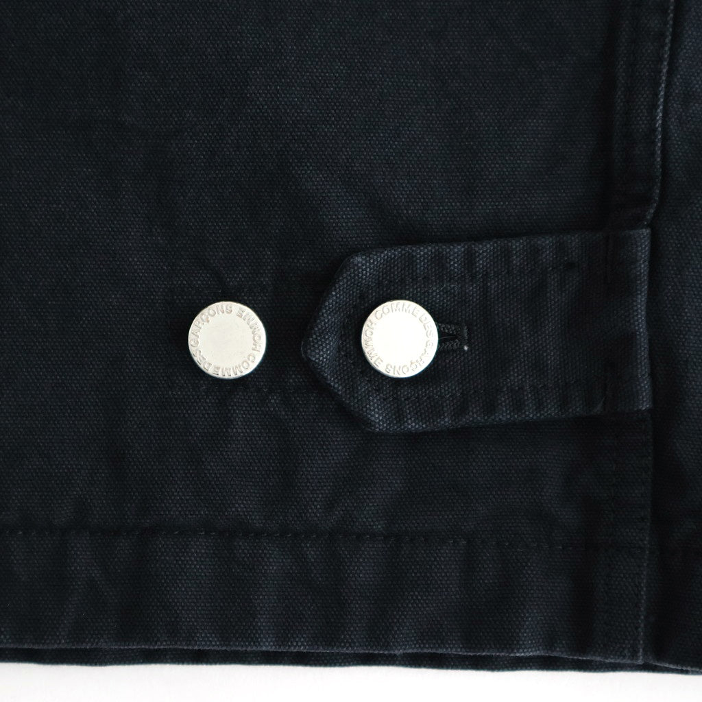 綿オックス 製品加工ブルゾン #BLACK [HP-J016-051]