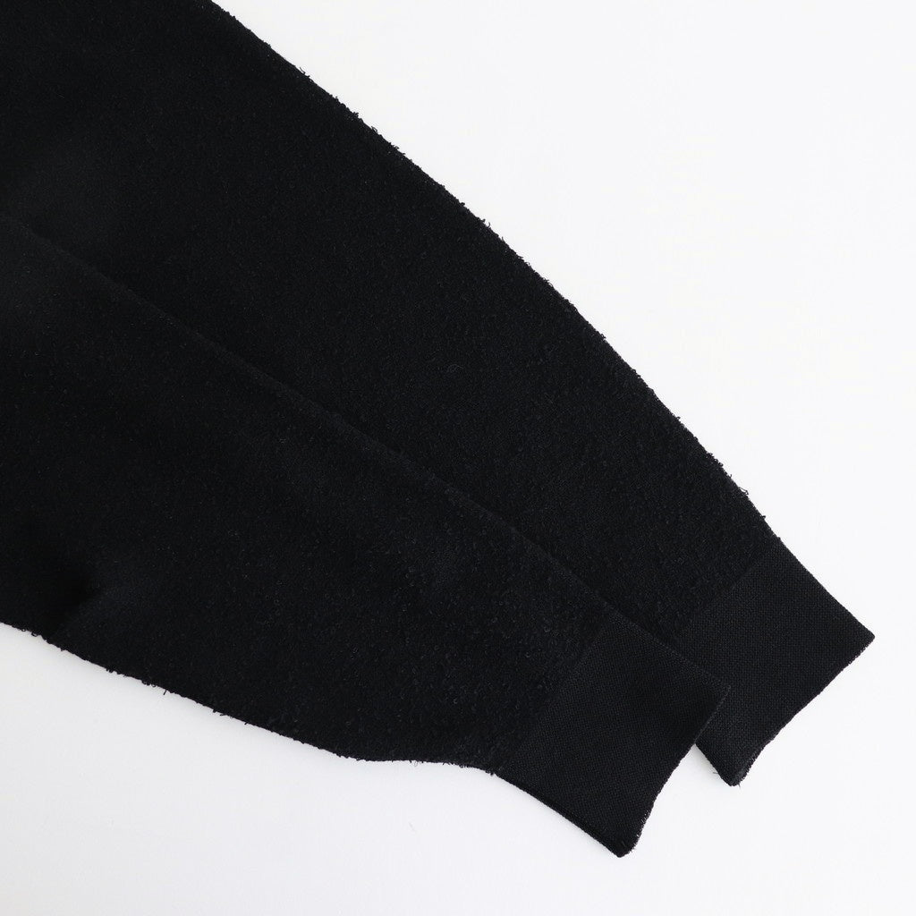 SHEER LIGHT KNIT SKIPPER LS #BLACK [ST.1150]