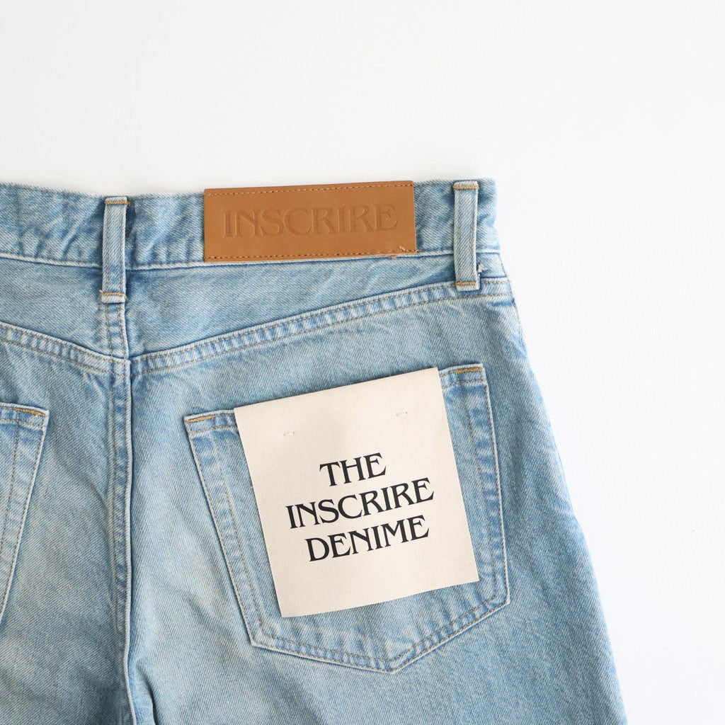 Used Denim Baggy Pants #LIGHT BLUE [ID-PT53]