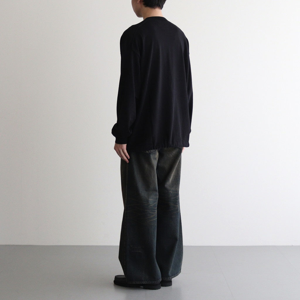 6ポケットオーバーダイデニムバギーPT #DARK INDIGO [D125-P539]