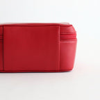 LEATHER SHOULDER BAG MADE BY AETA #RED [A25AB03AE]