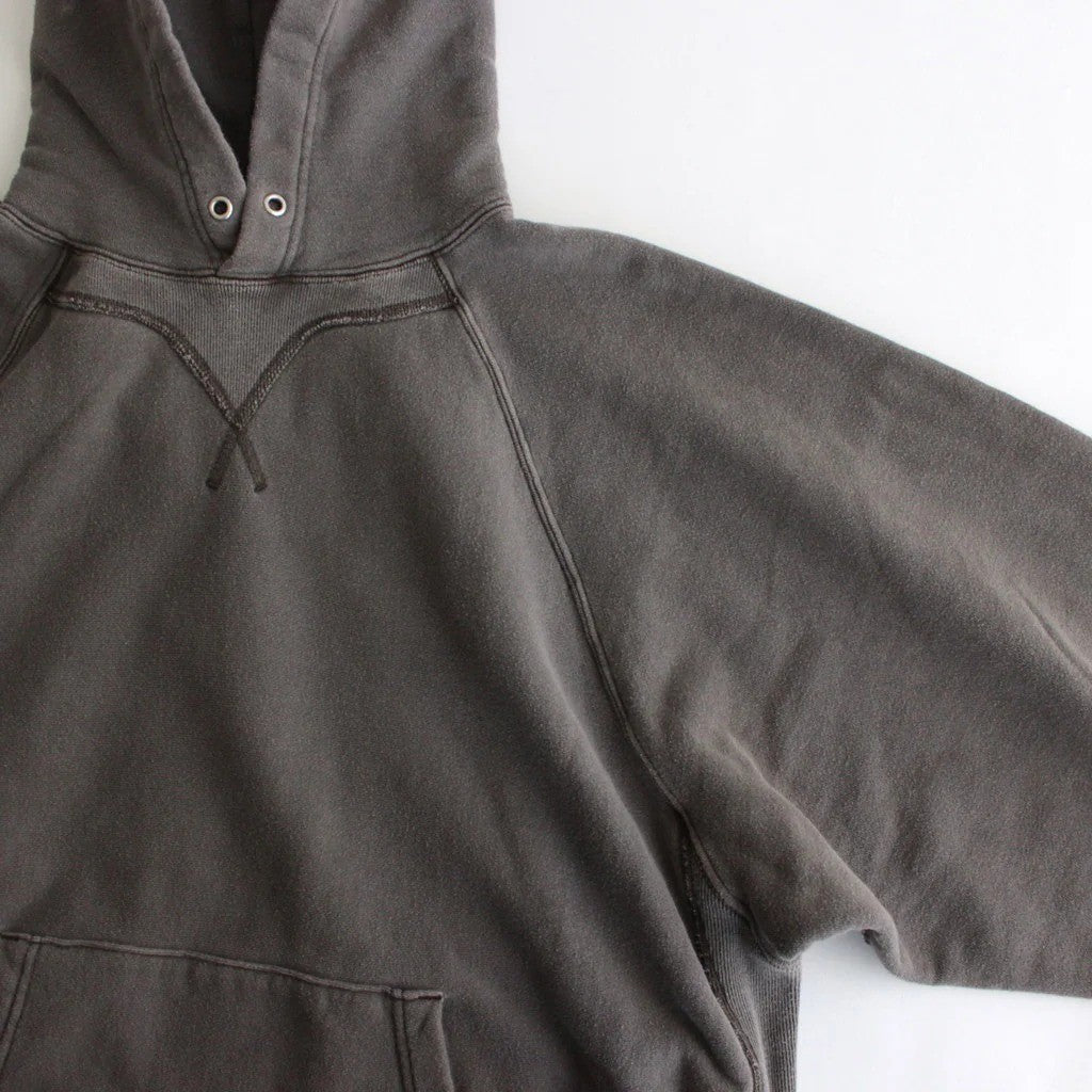 PIGMENT DYE HOODIE #DARK PURPLE [2541000904]