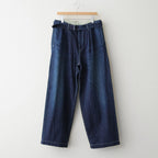 Selvage Denim Belted Pants #INDIGO_DARK FADE [GU261-40064DB]