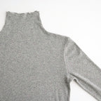 Soft Fraise Turtleneck Tops #GRY [12620602]
