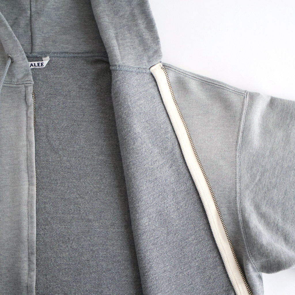 PRODUCT DYED PIMA LIGHT SWEAT ZIP PARKA #TOP GRAY [A25AP01MS