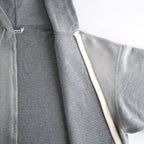 PRODUCT DYED PIMA LIGHT SWEAT ZIP PARKA #TOP GRAY [A25AP01MS]