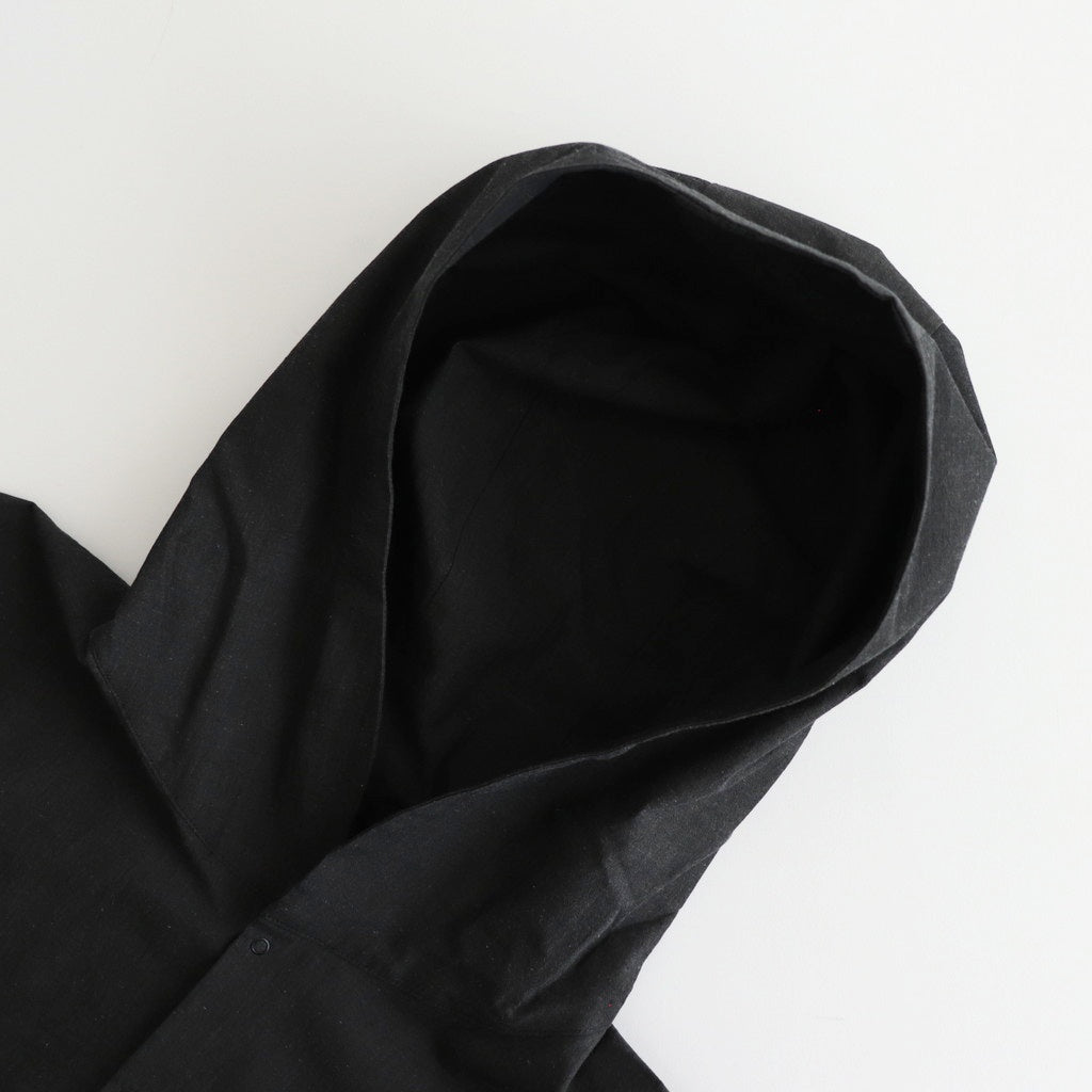 ワイドフーディーシャツ #SUMI [D125-T691]