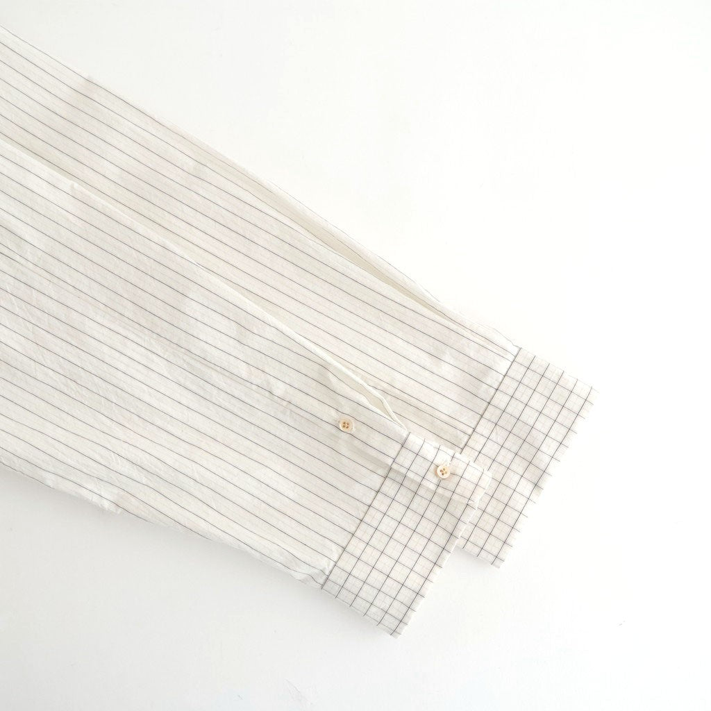 ヨークスリーブシャツ #WHITE STRIPE [D126-T610]