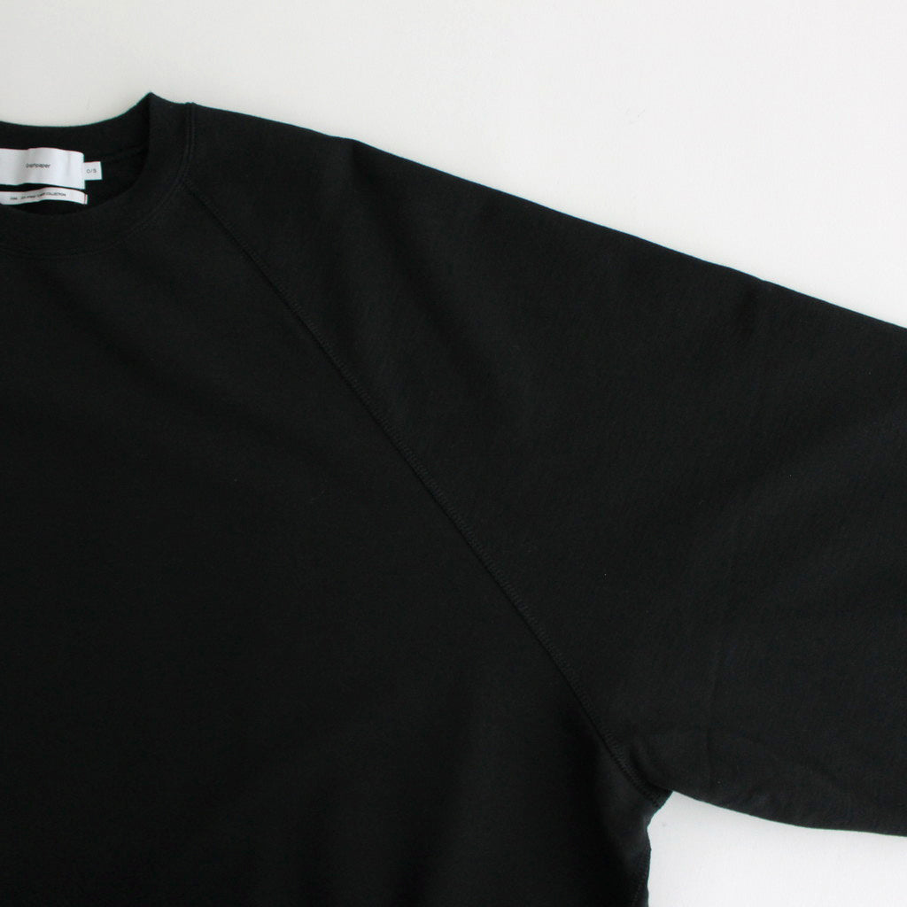 Ultra Compact Terry Crew Neck Sweater #BLACK [GM243-70142]