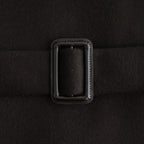 WOOL CASHMERE RAGLAN SLEEVE BALMACAAN COAT #DARK BROWN [ST.1535]