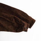 GOAT SUEDE ZIP JACKET #BROWN [ST.1551]