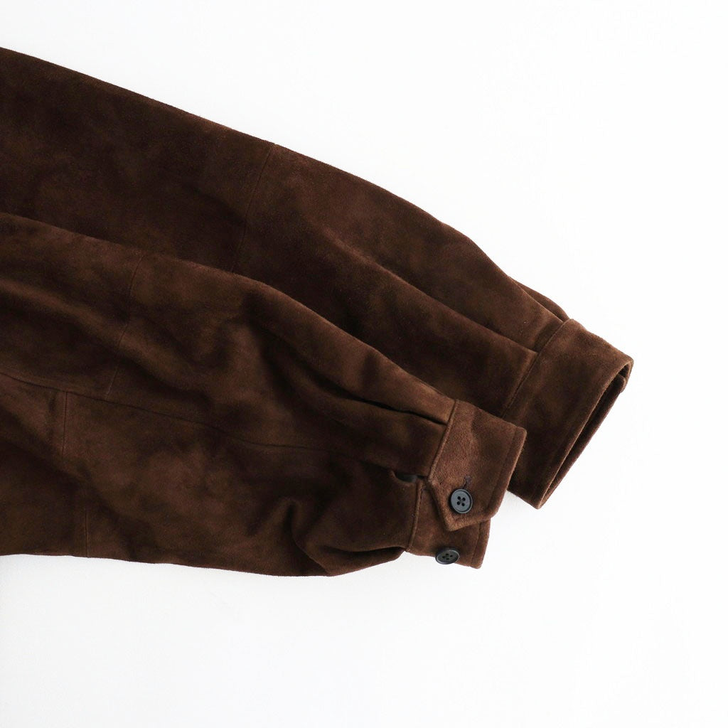 GOAT SUEDE ZIP JACKET #BROWN [ST.1551]