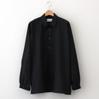 Seersucker Pullover Shirt #BLACK [GU251-50063]