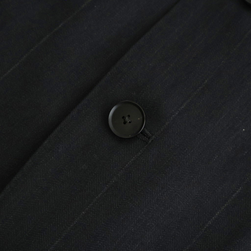 BLUEFACED WOOL JACKET #CHARCOAL NAVY STRIPE [A26SJ01BA]