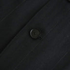BLUEFACED WOOL JACKET #CHARCOAL NAVY STRIPE [A26SJ01BA]