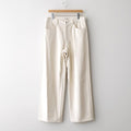 SILK NEP DENIM 5P WIDE PANTS #IVORY WHITE [A26SP01SD]