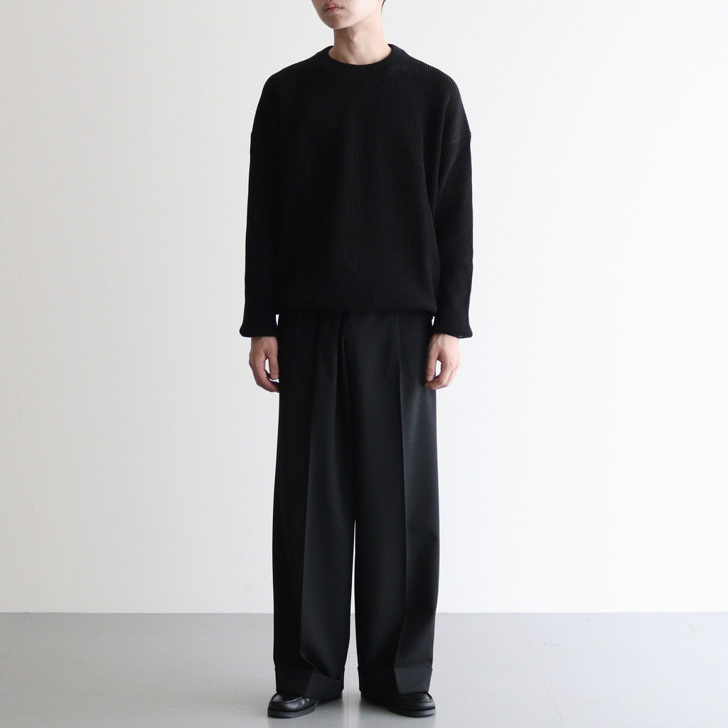 Ordinary Knit-Pullover #Black [AOEFKN004]