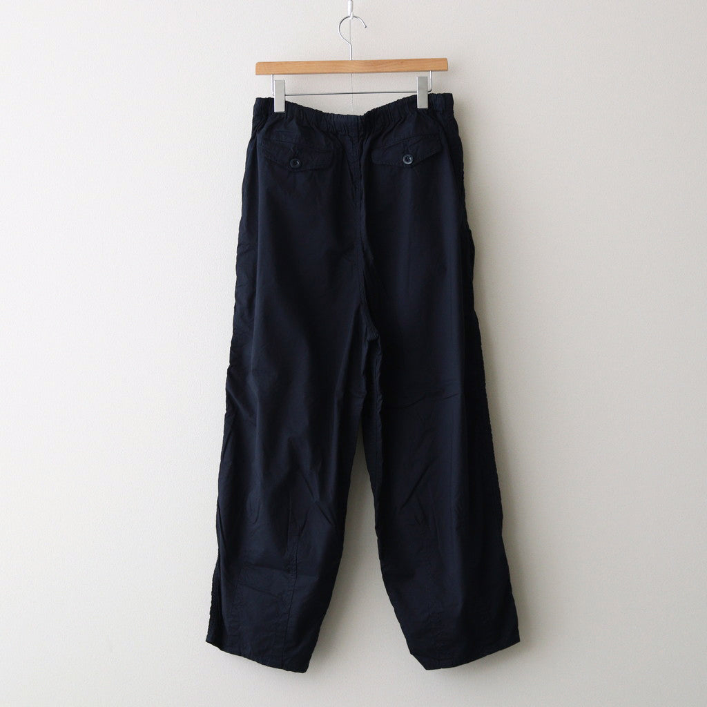 Garment Dyed Typewriter Parachute Pants #NAVY [GM243-40090