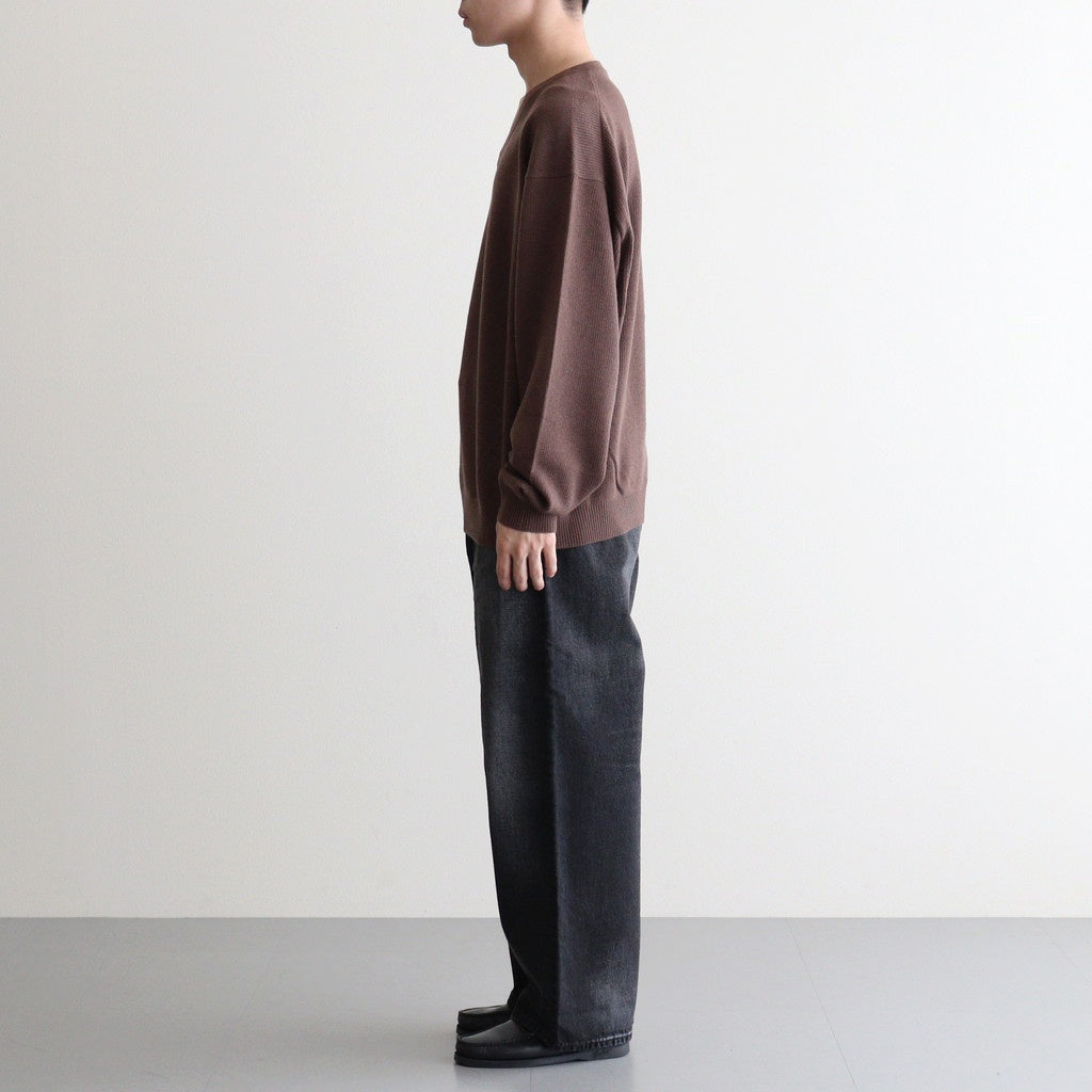 V Neck P/O #BROWN [2503-005]