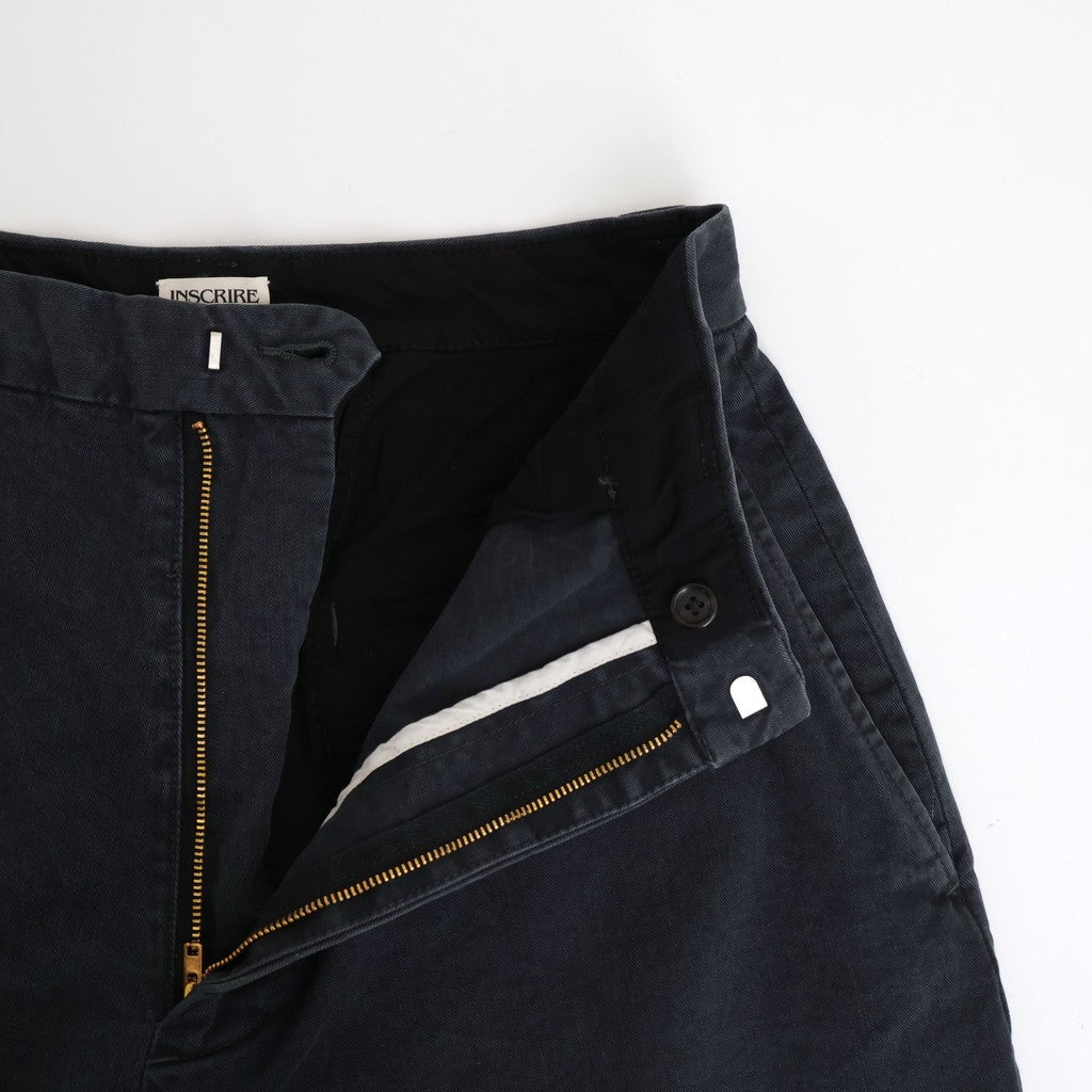 Chino High Waist Pants #BLACK USED [I25AW-PT173B]