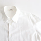 WASHED FINX TWILL SHIRT #WHITE [A25AS01TN]