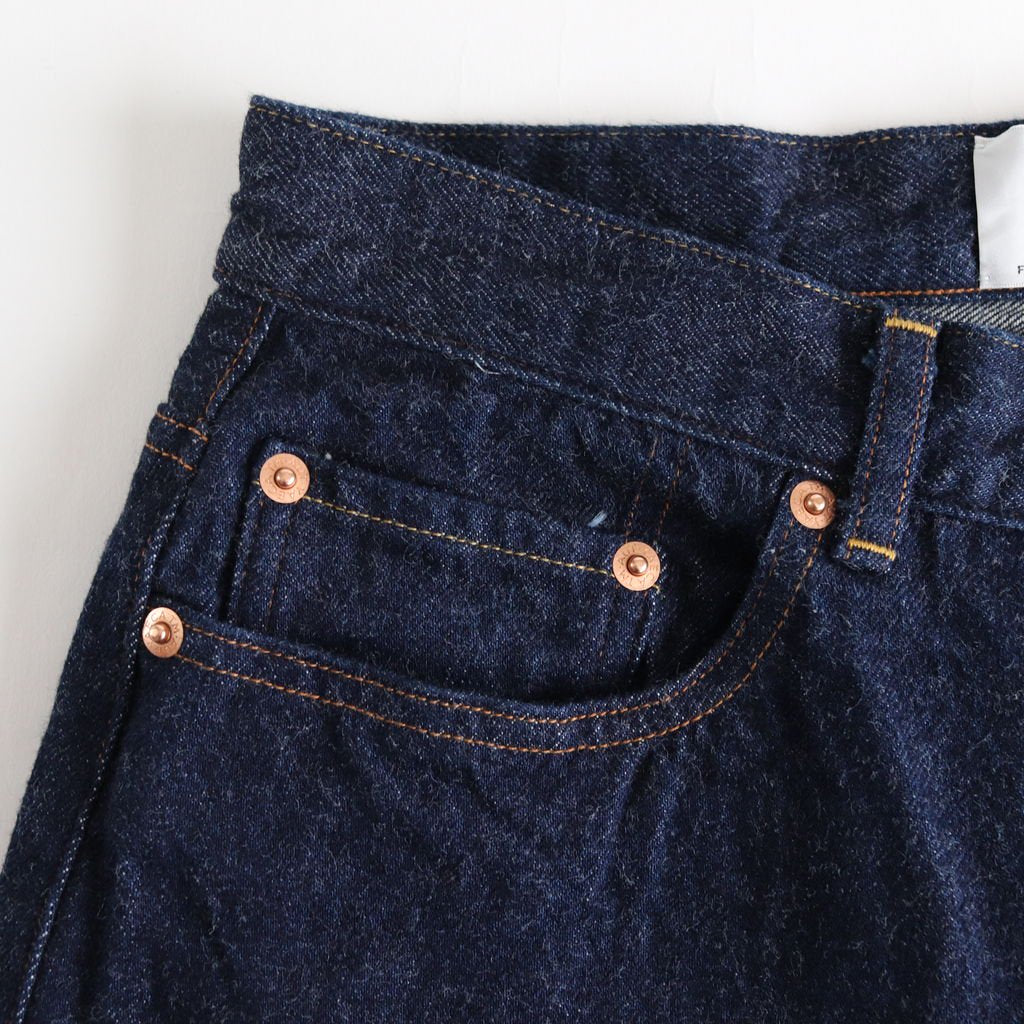 DENIM PANTS WIDE STRAIGHT #INDIGO [13-13WW]