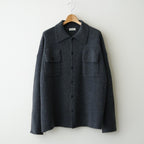 COMFORT TOUCH KNITTING SHIRTS #CHARCOAL GRAY [N0054]