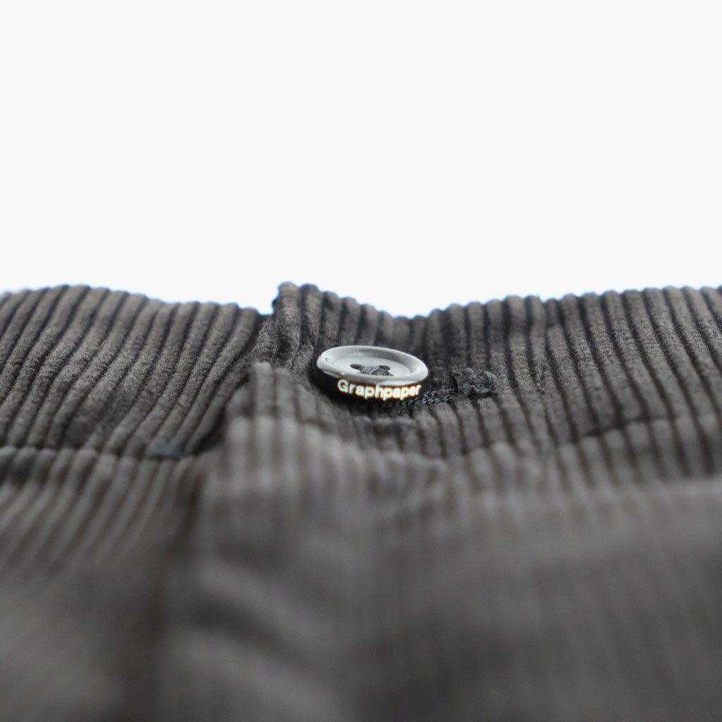Suvin Corduroy Wide Straight Trousers #BLACK [GU263-40213B]