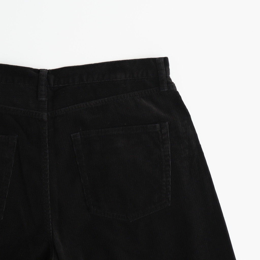 VINTAGE CORDUROY ROUND PANTS #BLACK [ST.1573]