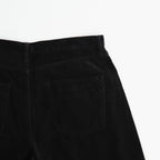 VINTAGE CORDUROY ROUND PANTS #BLACK [ST.1573]