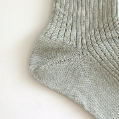 GIZA HIGH GAUGE SOCKS #PALE GREEN [A00S02SX-W]