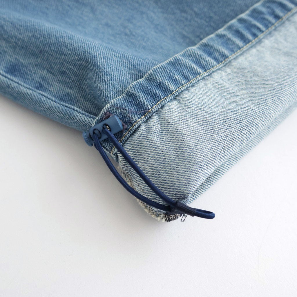 CORPORATE DENIM EASY PANTS #LIGHT WASH [FSC263-40154FB]