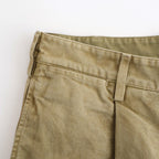 PRODUCT DYED FINX CHINO ONE-TUCK PANTS #BEIGE [A25AP01CP]