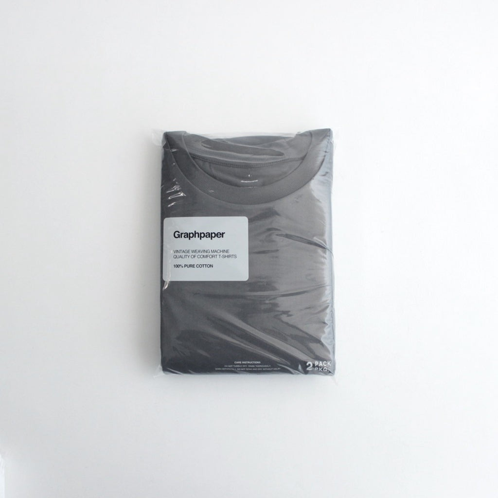 2-Pack Crew Neck Tee #GRAY [GU251-70101B]