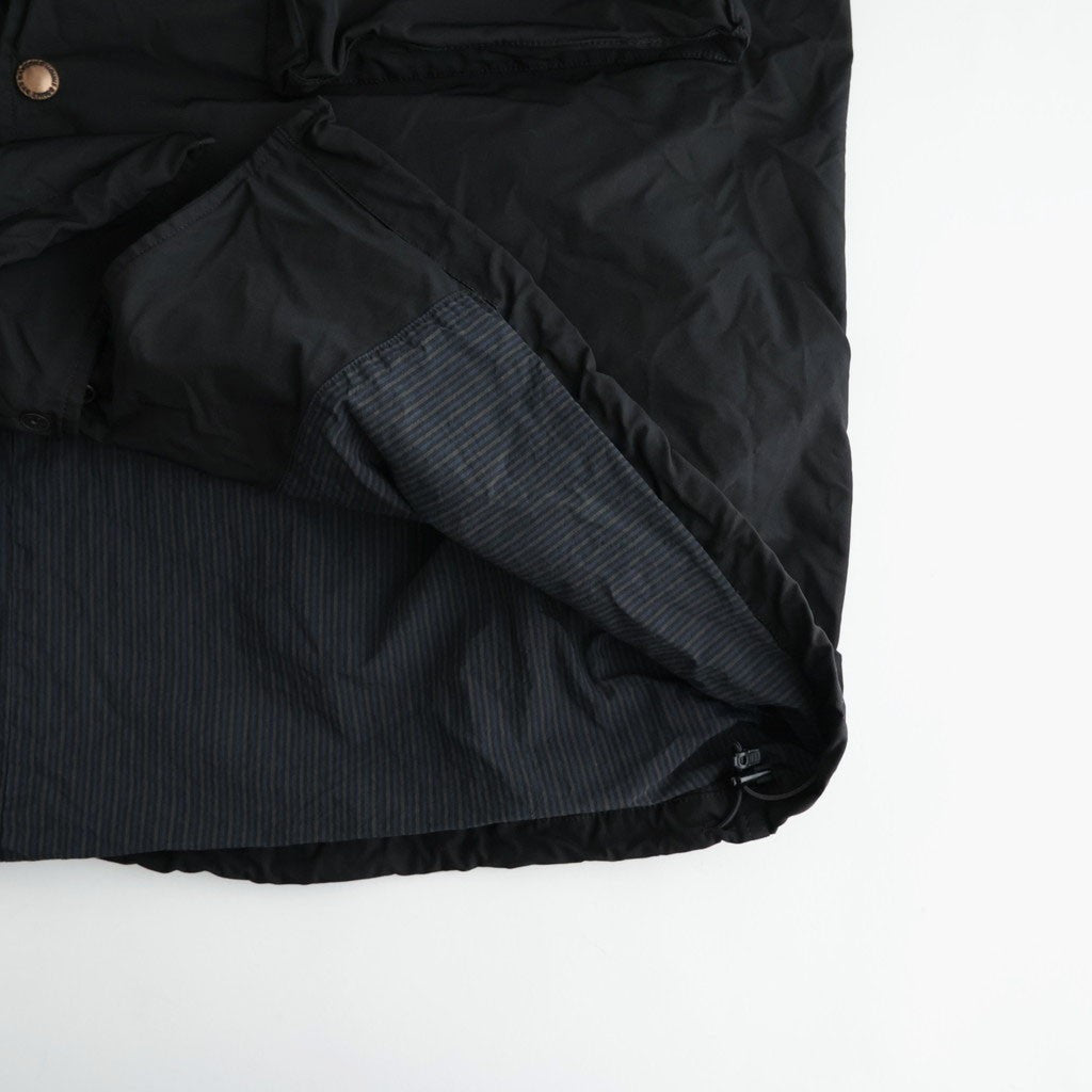 エステルオックス 製品染 コート #BLACK [HR-C003-051]