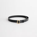 SQUARE BUCKLE BELT #BLACK [A00B06RP]