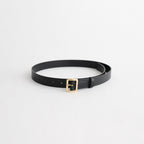 SQUARE BUCKLE BELT #BLACK [A00B06RP]